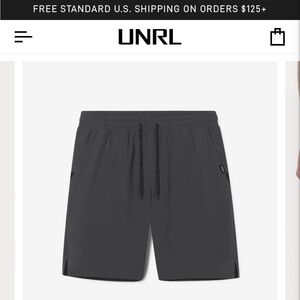 UNRL Stride Short Men's Shorts - Gray- size Medium